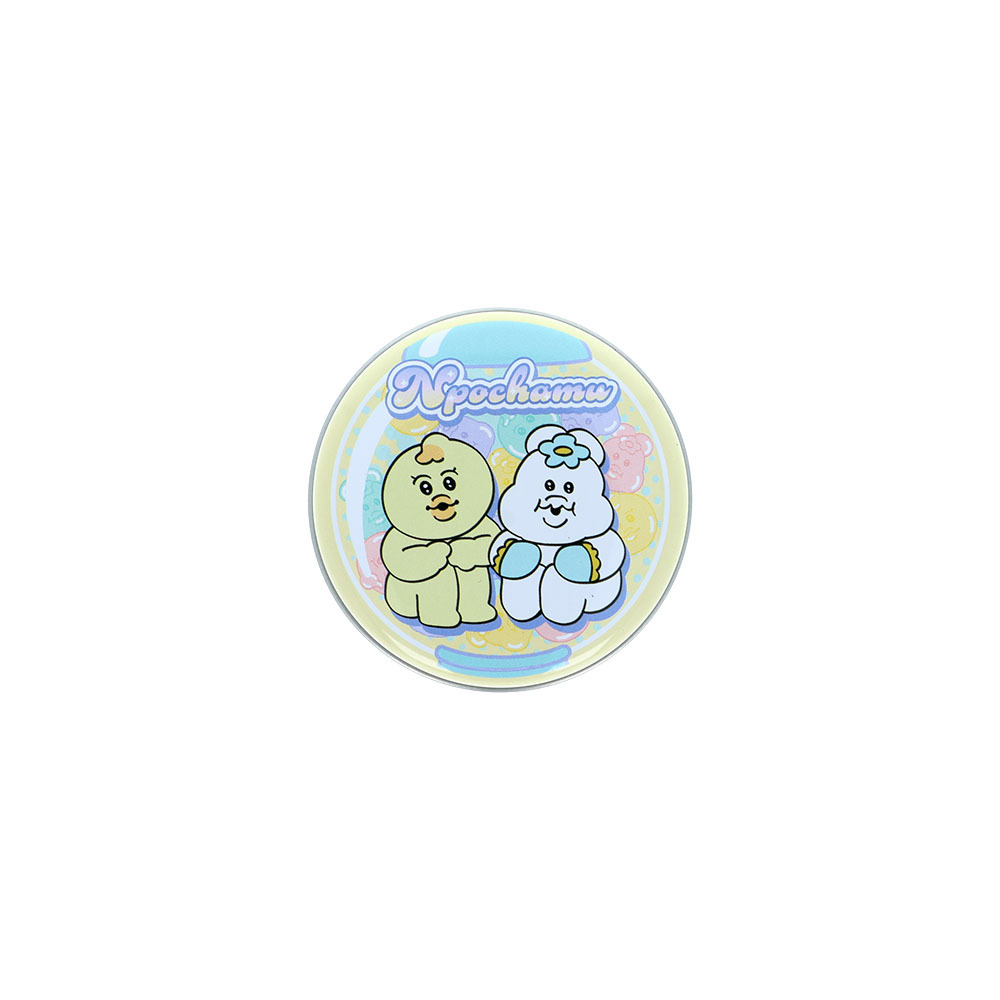 缶入りふせん　んぽちゃむ　イエロー