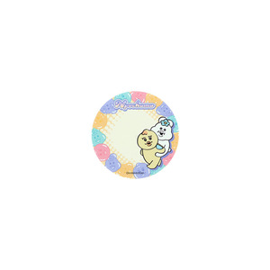 缶入りふせん　んぽちゃむ　イエロー