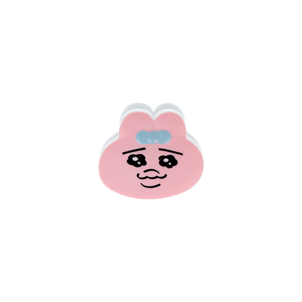 ダイカットクリップ　おぱんちゅうさぎ ピンク