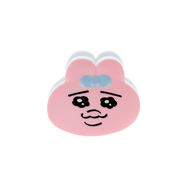 ダイカットクリップ　おぱんちゅうさぎ ピンク