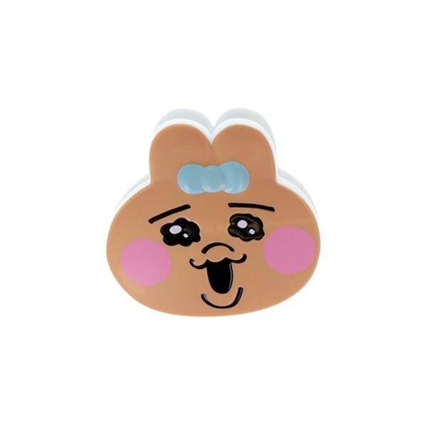 ダイカットクリップ　おぱんちゅうさぎ ひやけ
