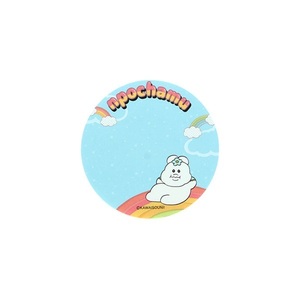 缶入りふせん　んぽちゃむ　ブルー