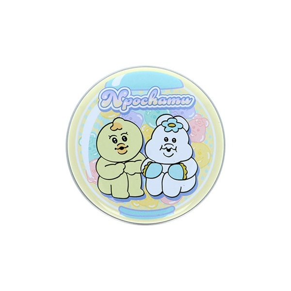 缶入りふせん　んぽちゃむ　イエロー