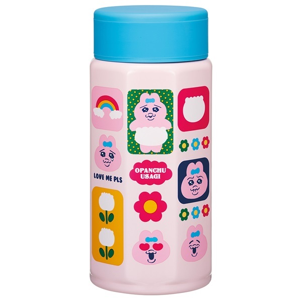 八角形ステンレスマグボトル 350ml おぱんちゅうさぎ