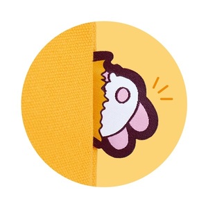 おぱんちゅうさぎぴょこっとトートバッグ　オレンジ