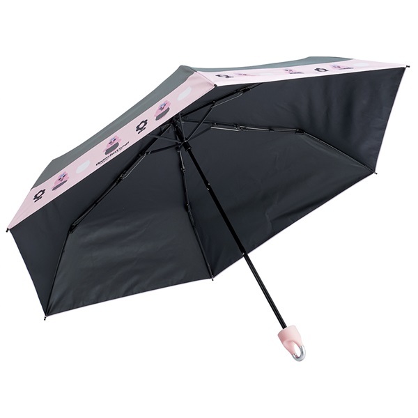 晴雨兼用カラビナ付折りたたみ傘 55cm