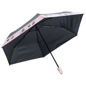 晴雨兼用カラビナ付折りたたみ傘 55cm