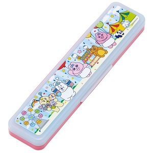 お箸/スプーンセット 音の鳴らないケース付き 18cm おぱんちゅうさぎ