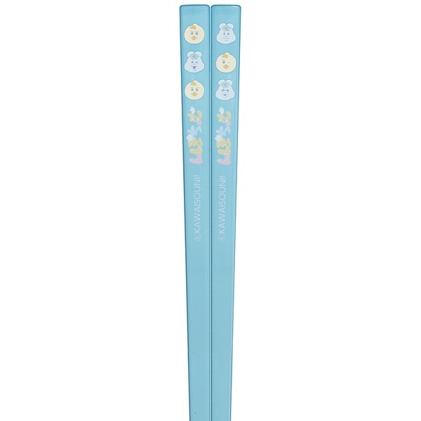 アクリル製クリアなお箸 21cm（んぽちゃむ）