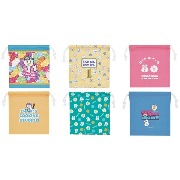 ミステリーボックス　巾着Ｍ　BOX（全6種類 レアデザイン1種類） んぽちゃむ